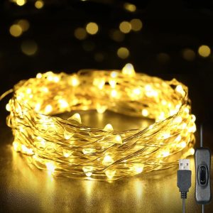 Lawn Lamps |   Fairy Lights 12m 120 LEDs String Lights Warm White Lawn Lamps Lawn Lamps