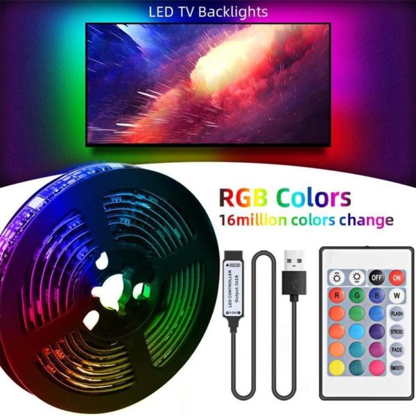 Lawn Lamps |   LED Lights for TV PC Gaming Monitor TV LED Backlight Remote Control Colors Changing LED Light Strip Multi-Color Lawn Lamps Lawn Lamps