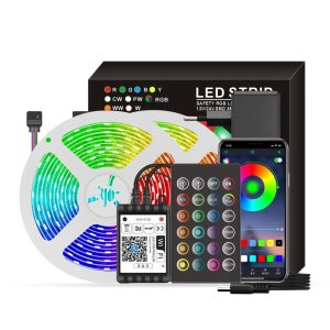 Lawn Lamps |   Smart Wifi LED RGB Strip Lights 65.6ft. 5050 Color Changing Lights Lawn Lamps Lawn Lamps