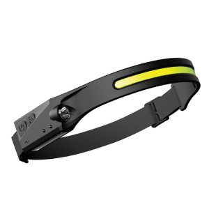 LED Diode |   USB Sensing Headlamp Outdoor Cycling Light USB Charged Night Running Light LED Strong Light Headed Lamp Black LED Diode Black