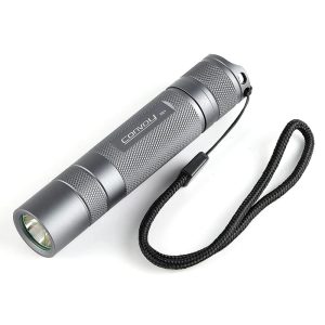 LED Flood Lights |   S2+ Flashlight 18650 LED Flashlight Handheld Torch Light with Temperature Protection (SST40 5000K 12 Groups) Grey Flashlights & Accessories Grey