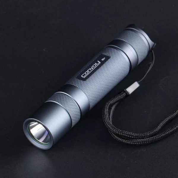 LED Flood Lights |   S2+ Flashlight 18650 LED Flashlight Handheld Torch Light with Temperature Protection (SST40 6500K 12 Groups) Grey Flashlights & Accessories Grey