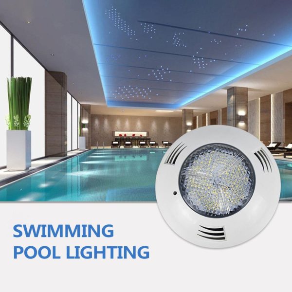 Light Beads |   12V 35W Swimming Pool Wall-mounted Light Remote Control Colorful Light IP68 Waterproof Underwater Light White LED Lighting Light Beads