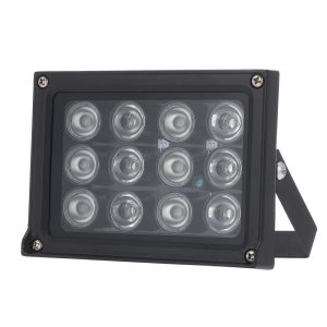 Lighting Transformers |   Infrared Illuminator 12Pcs Array IR LED IR Illuminator Night Vision Wide Angle Long Range Outdoor Waterproof for CCTV Security Camera LED Lighting Lighting Transformers