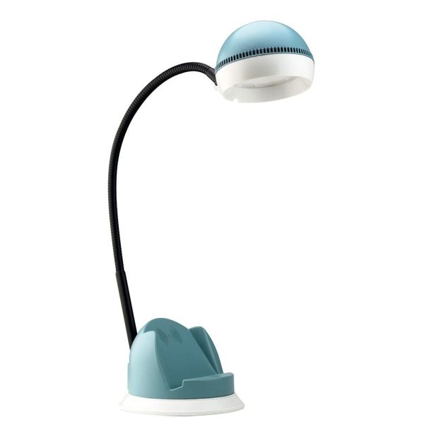 Novelty lighting |   Desk Lamp with Wireless Charger USB Charging Port Blue LED Lighting Blue