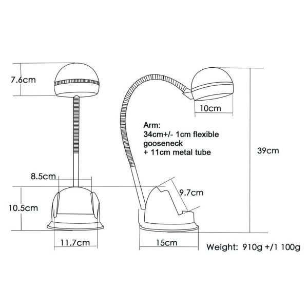 Novelty lighting |   Desk Lamp with Wireless Charger USB Charging Port Pink LED Lighting Novelty lighting