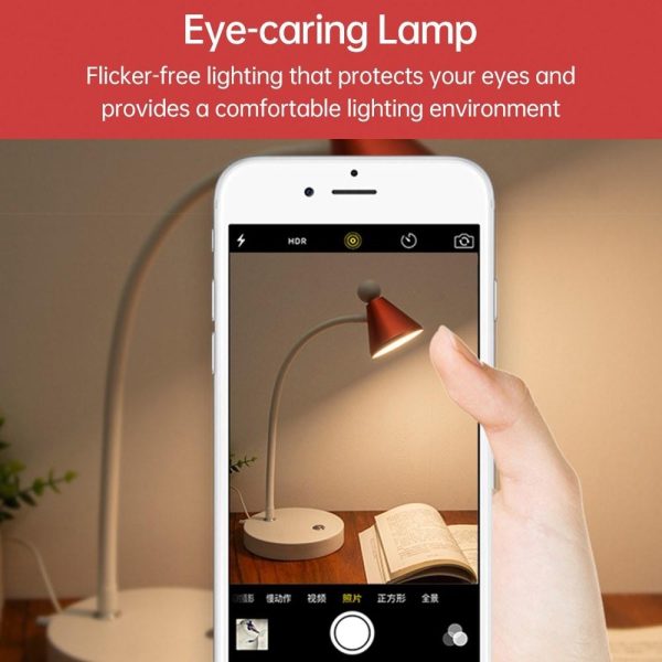 Novelty lighting |   LED Eye Caring Desk Lamp 3 Color Dimmable 10 Brightness 2700-6500K Touch Button by USB Charging LED Lighting Novelty lighting