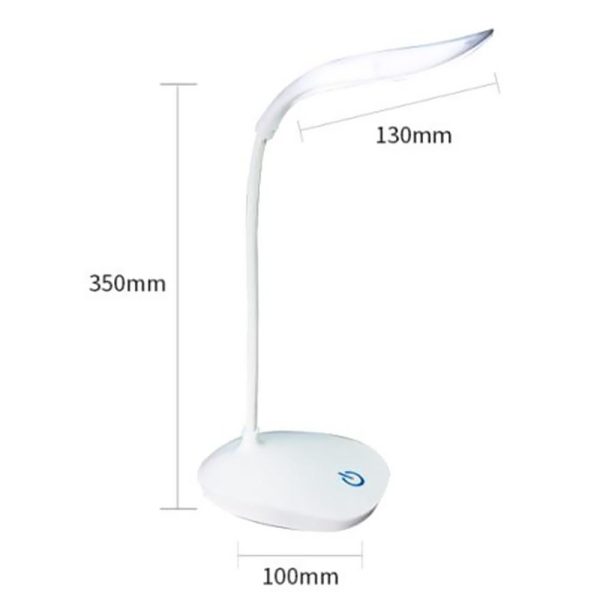 Novelty lighting |   Rechargeable Led Desk Lamp Portable USB Charging and Plug-in 360° Flexible Hose Reading Lamp White LED Lighting Novelty lighting