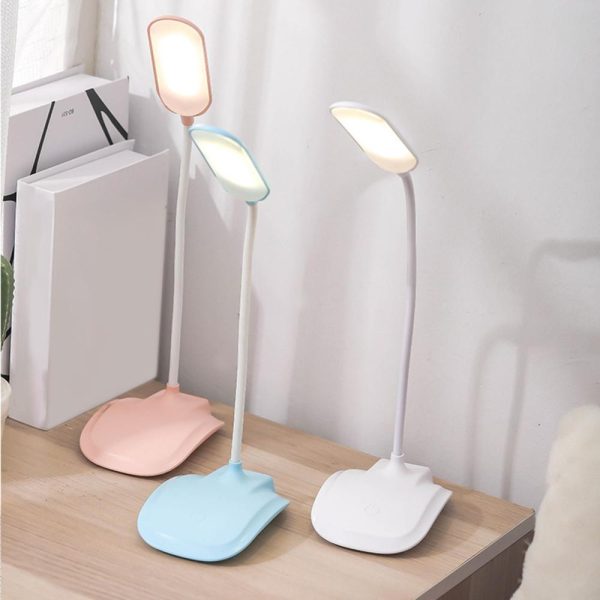 Novelty lighting |   Touching Control Dimmable USB Table Lamp 3 Brightness Levels Warm Lighting 360° Flexible Eye-protection Reading Light Office Lamp Blue2 LED Lighting Blue2