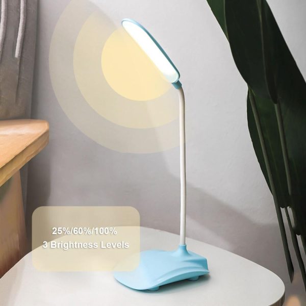 Novelty lighting |   Touching Control Dimmable USB Table Lamp 3 Brightness Levels Warm Lighting 360° Flexible Eye-protection Reading Light Office Lamp Blue2 LED Lighting Blue2