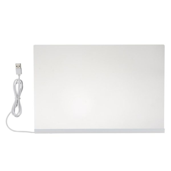 Other |   11.8 inch X 7.9 inch LEDs Message Board Tablet Kit Set with 12 Colorful Markers Warm White LED Lighting Other