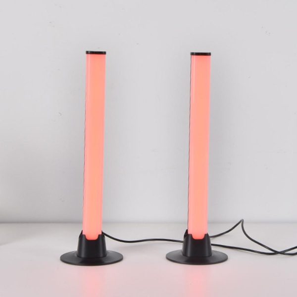 Other |   2Pcs Colorful Sound Pickup Lamps USB Desktop Atmosphere Light High-sensitivity Pickup Light Bar Fun Gaming Multi-Color LED Lighting Multi-Color