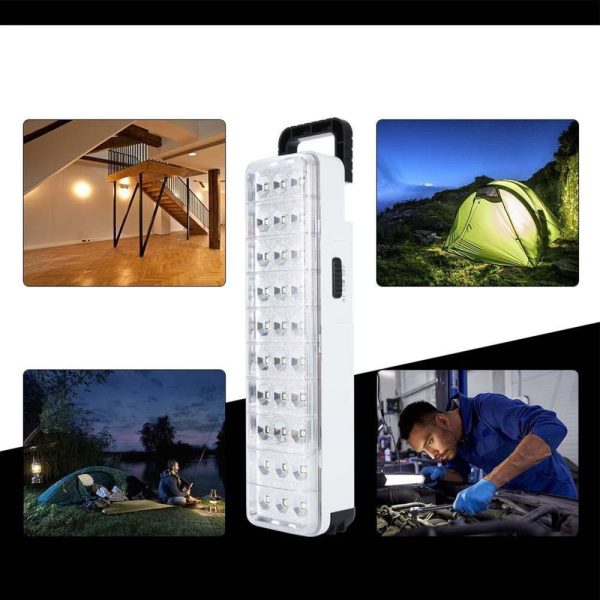 Other |   30Leds Rechargeable Emergency Light Super Bright Energy Saving Wall Mountable Home LED Lights Outdoor Handheld Camping Lighting White LED Lighting Other