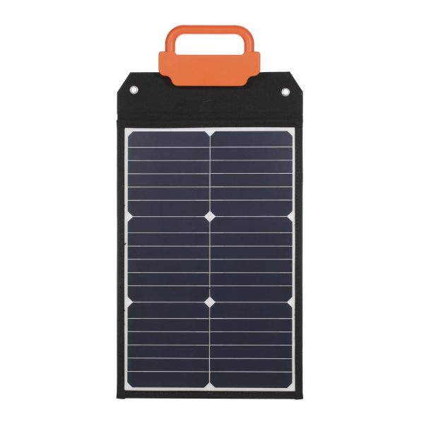 Other |   50W Flexible Solar Panel Kit Portable Solar Charging Panel with Handle Solar Cell Solar Charger IP65 Waterproof for Home Car Boat Indoor Outdoor Use Black LED Lighting Black