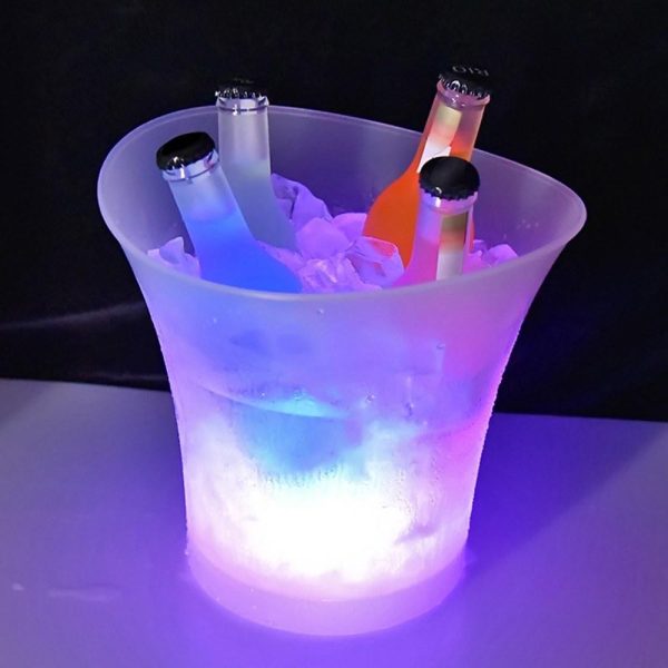 Other |   5L 7 Colors LED Light Ice Bucket Champagne Wine Drinks Beer Ice Cooler Bar Party Red LED Lighting Other