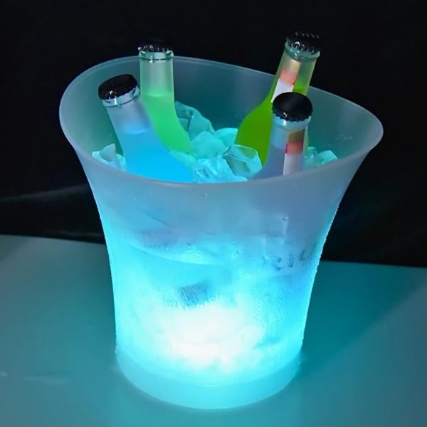 Other |   5L 7 Colors LED Light Ice Bucket Champagne Wine Drinks Beer Ice Cooler Bar Party Red LED Lighting Other