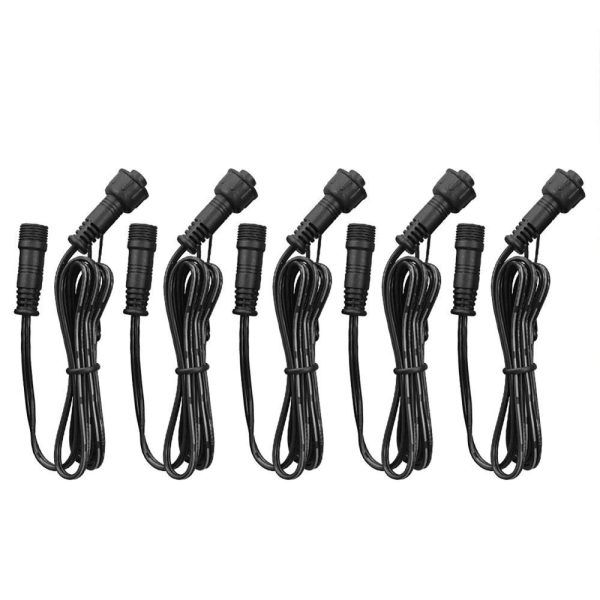 Other |   5PCS Extension Cable Wire for Deck Light Black Black