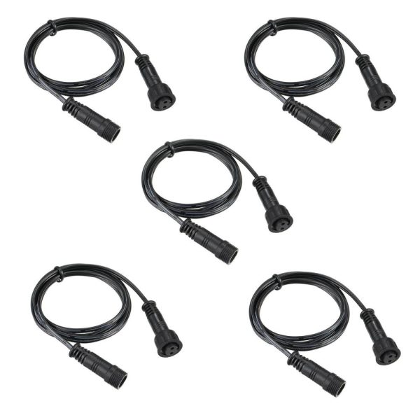 Other |   5PCS Extension Cable Wire for Deck Light Black Black