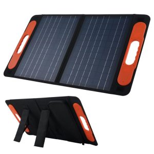 Other |   60W Polycrystalline Solar Panel Charging Panel with Handle Black LED Lighting Black