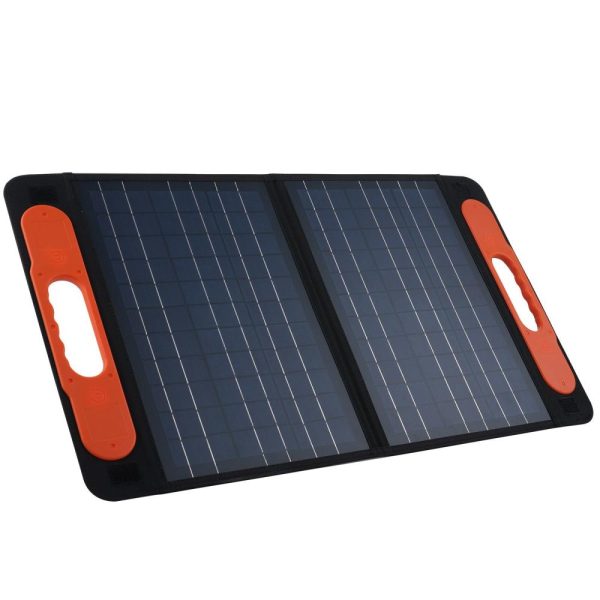 Other |   60W Polycrystalline Solar Panel Charging Panel with Handle Black LED Lighting Black