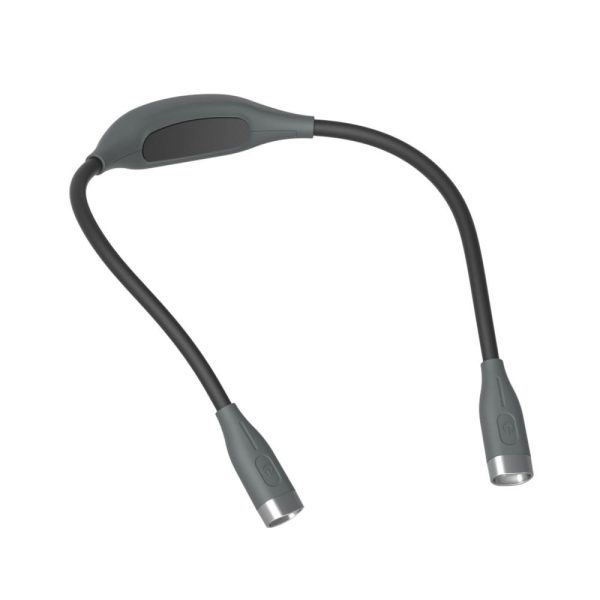 Other |   Adjustable LED Neck Light for Reading Outdoor Activities and Night Running Grey LED Lighting Grey