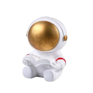 Other |   Astronaut Decorations  Creative Cartoon Home Decorations Gold LED Lighting Gold