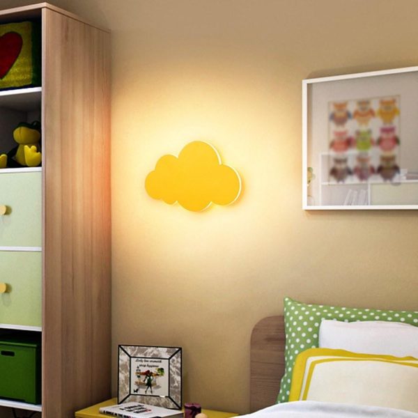 Other |   Cloud Wall Light for Kids Room LED Night Lamp Decorative Wall Lights Blue LED Lighting Blue