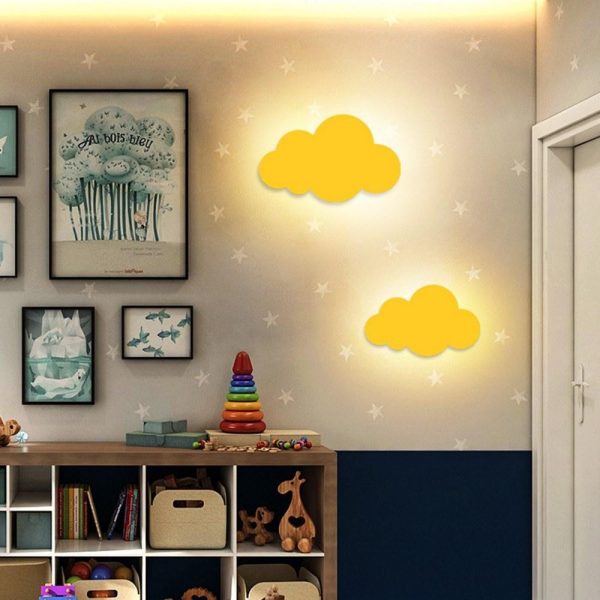 Other |   Cloud Wall Light for Kids Room LED Night Lamp Decorative Wall Lights Blue LED Lighting Blue