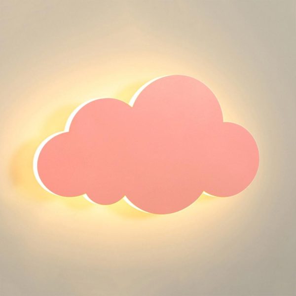 Other |   Cloud Wall Light for Kids Room LED Night Lamp Decorative Wall Lights Pink LED Lighting Other