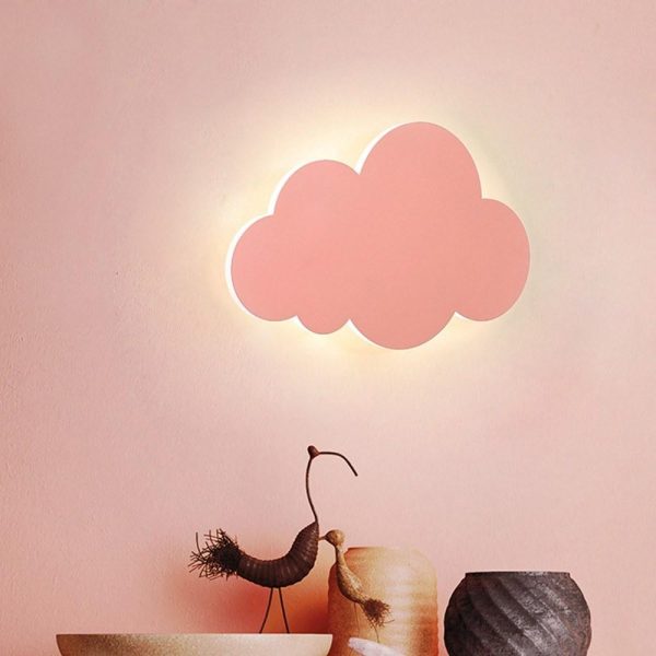 Other |   Cloud Wall Light for Kids Room LED Night Lamp Decorative Wall Lights Pink LED Lighting Other