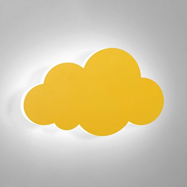 Other |   Cloud Wall Light for Kids Room LED Night Lamp Decorative Wall Lights Yellow LED Lighting Other