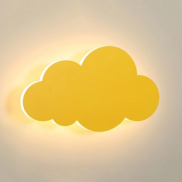 Other |   Cloud Wall Light for Kids Room LED Night Lamp Decorative Wall Lights Yellow LED Lighting Other