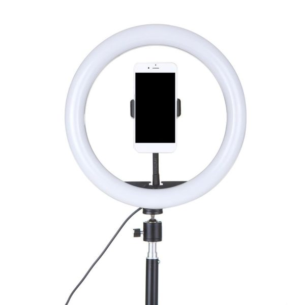 Other |   DC5V 7W LED Light Round Selfie Camera Lamp with 0.5m Telescopic Tripod LED Lighting Other