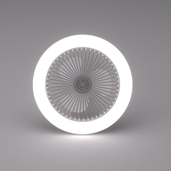 Other |   E27 Fan Light Hanging Light with Remote Control for Bedroom Living Room Grey LED Lighting Grey