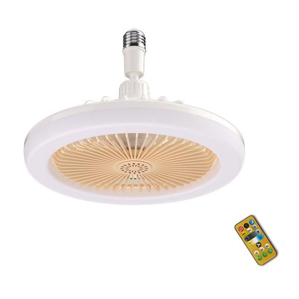 Other |   E27 Fan Light Hanging Light with Remote Control for Bedroom Living Room Yellow LED Lighting Other