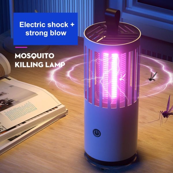 Other |   Household Mosquito Killer Lamp Electric Mosquito Zapper Killing Lamp(Battery Powered) White2 LED Lighting Other