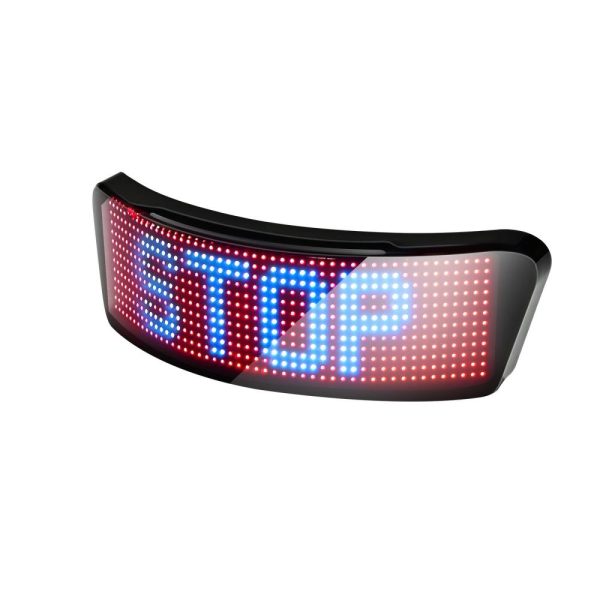 Other |   LED Full-Color Helmet Display Screen LED Light Up Motorcycle Bike Helmet Display Black LED Lighting Black