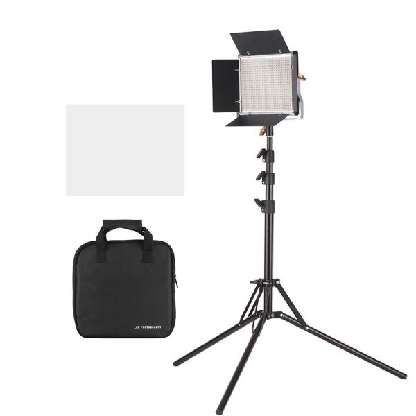 Other |   LED Video Light and 78.7 Inches Stand Kit Black LED Lighting Black