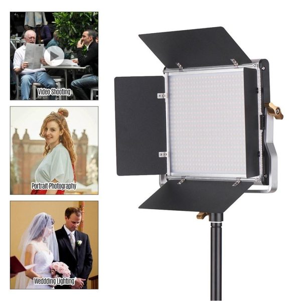 Other |   LED Video Light and 78.7 Inches Stand Kit Black LED Lighting Black