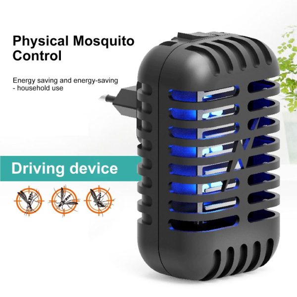 Other |   Mini Home Mosquito Killer Lamp Electric Mosquito Silent Household Mosquito Killing Lamp Black LED Lighting Black