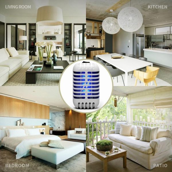 Other |   Mini Home Mosquito Killer Lamp Electric Mosquito Silent Household Mosquito Killing Lamp White LED Lighting Other