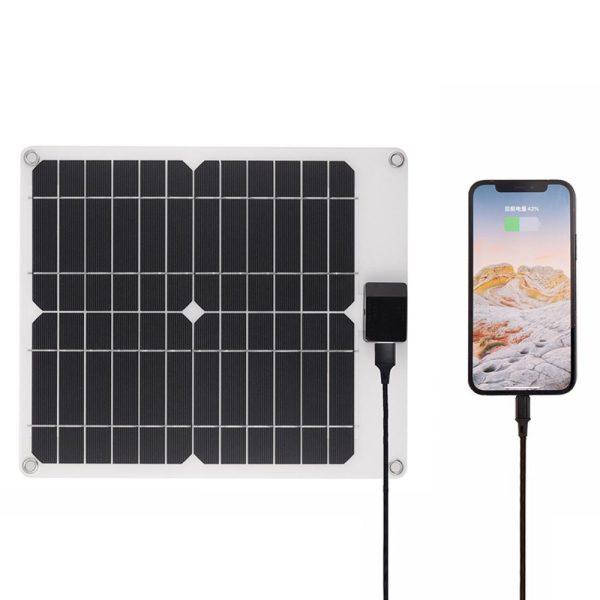 Other |   Monocrystalline Silicon Outdoor Cell Phone Solar Charging Panel Mobile Power Solar Charger White LED Lighting Other