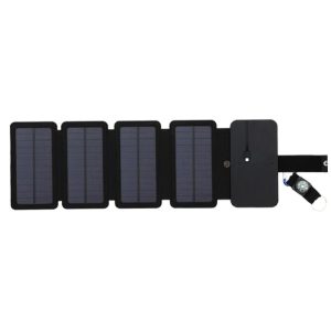 Other |   Outdoor Solar Power Charger Black Lighting Accessories Black