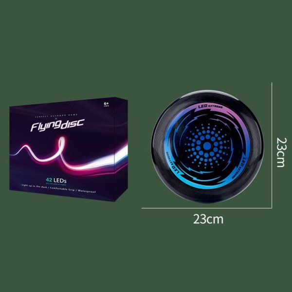 Other |   Outdoor Sports Flying Disc LED Light-up Flying Disc Toy Luminous Flying Saucer Diameter 23cm Weight 136g LED Lighting Other