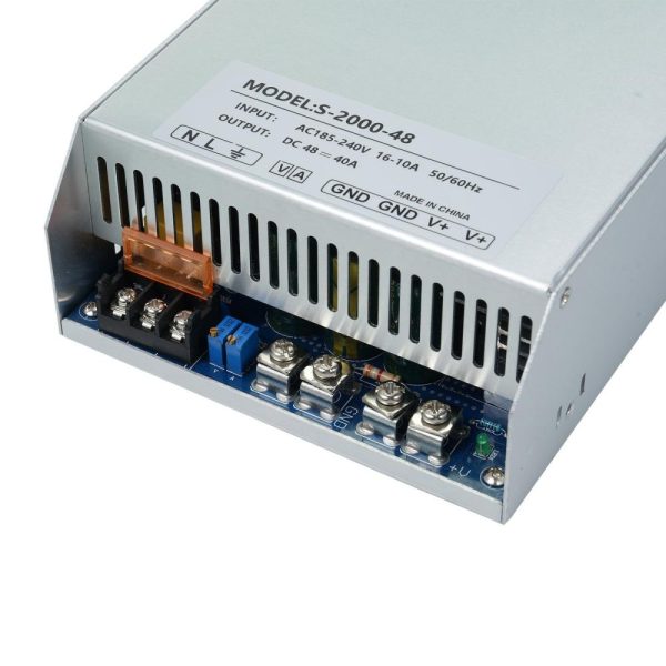 Other |   Switching Power Supply DC 48V 40A 2000W Power Adapter Voltage Transformer Silver LED Lighting Other