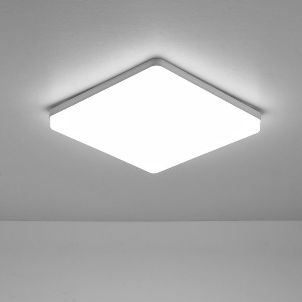 RGB Controlers |   18W 2800-3200K LEDs Ceiling Light Flush Mounting Square Ceiling Lamp for Kitchen Bedroom Hallway LED Lighting RGB Controlers