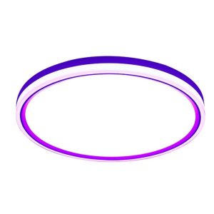 RGB Controlers |   Intelligent Ceiling Lamp Round Rim Luminous WIFI BT Remote Control RGBCW Dimmable Voice Control Living Room Bedroom Lamp White LED Lighting RGB Controlers