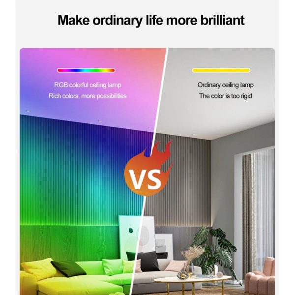 RGB Controlers |   Intelligent Graffiti Ceiling Lamp WIFI BT 2.4G Remote Control RGBCW Dimming Intelligent Voice Control Living Room Ceiling Lamp White LED Lighting RGB Controlers