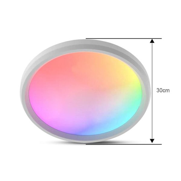 RGB Controlers |   Intelligent Graffiti Ceiling Lamp WIFI BT 2.4G Remote Control RGBCW Dimming Intelligent Voice Control Living Room Ceiling Lamp White LED Lighting RGB Controlers