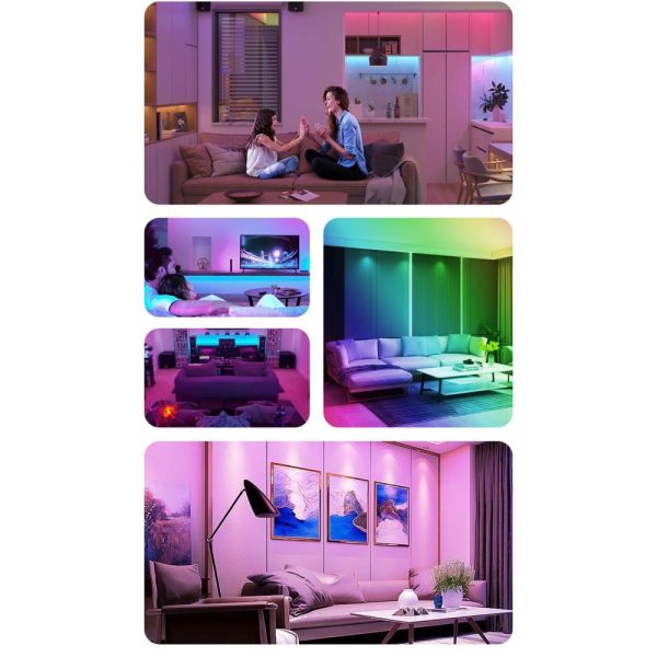 RGB Controlers |   Intelligent Graffiti Ceiling Lamp WIFI BT 2.4G Remote Control RGBCW Dimming Intelligent Voice Control Living Room Ceiling Lamp White LED Lighting RGB Controlers